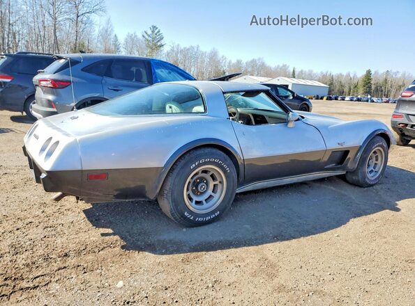 1Z87L85422420 1978 CHEVROLET CORVETTE Silver Tył prawy