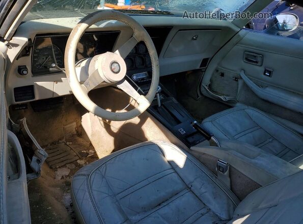 1Z87L85422420 1978 CHEVROLET CORVETTE Silver Widok deski rozdzielczej