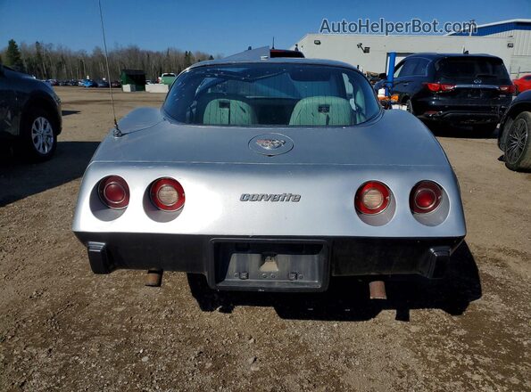 1Z87L85422420 1978 CHEVROLET CORVETTE Silver Widok z tyłu