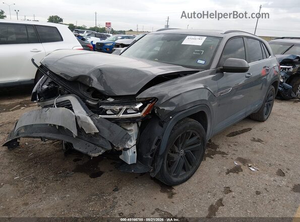 1v2je2ca5nc222043 2022 VOLKSWAGEN ATLAS Gray Передня ліва чверть