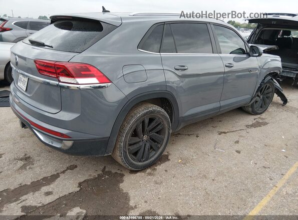 1v2je2ca5nc222043 2022 VOLKSWAGEN ATLAS Gray Задня права чверть