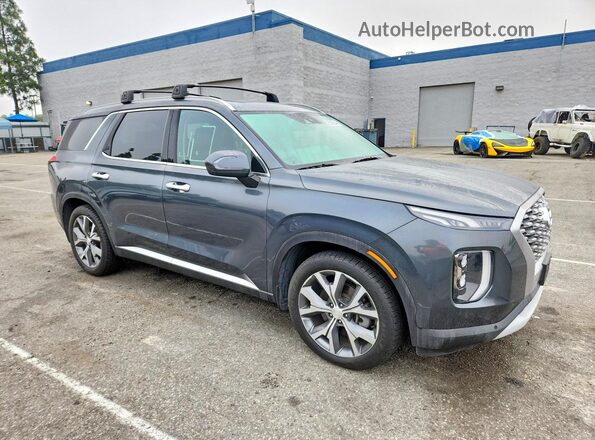 KM8R44HE5NU350366 2022 HYUNDAI PALISADE Gray Вид спереду