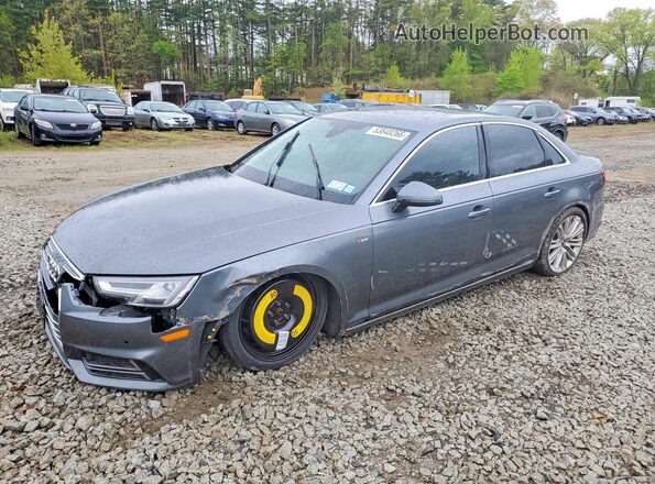 WAUENAF47HN023066 2017 AUDI A4 Gray Задня ліва чверть