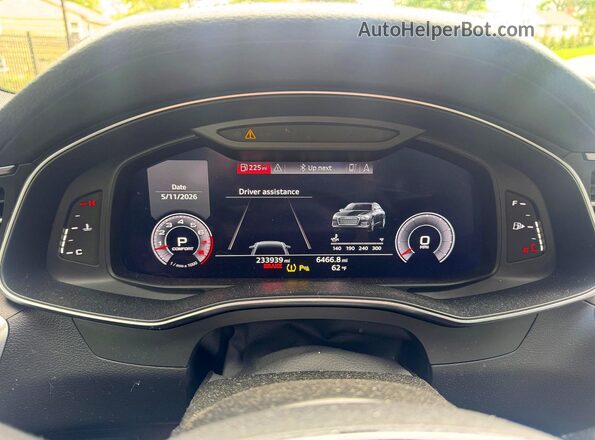WAUL2AF2XKN114306 2019 AUDI A6 Black Սարքավորումների վահանակի տեսք