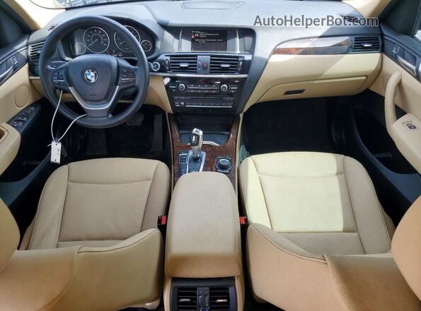 5UXWX9C53H0T06752 2017 BMW X3 Black Widok zestawu wskaźników