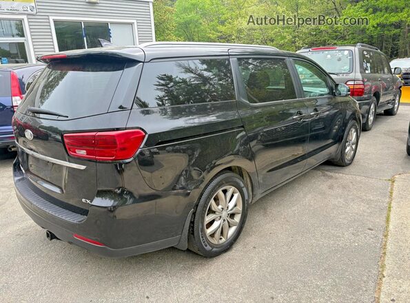 KNDMB5C16K6517672 2019 KIA SEDONA Black Front view