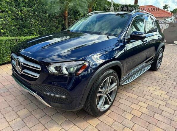 4JGFB4JB5NA765004 2022 MERCEDES-BENZ GLE Синий Задняя левая четверть