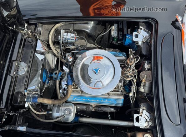 20867S11680 1962 CHEVROLET CORVETTE Черный Вид салона спереди