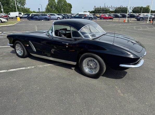20867S11680 1962 CHEVROLET CORVETTE Черный Передняя правая четверть