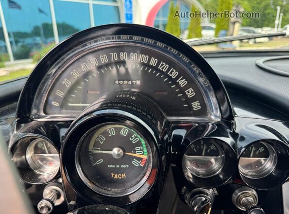 20867S11680 1962 CHEVROLET CORVETTE Черный Вид задних сидений