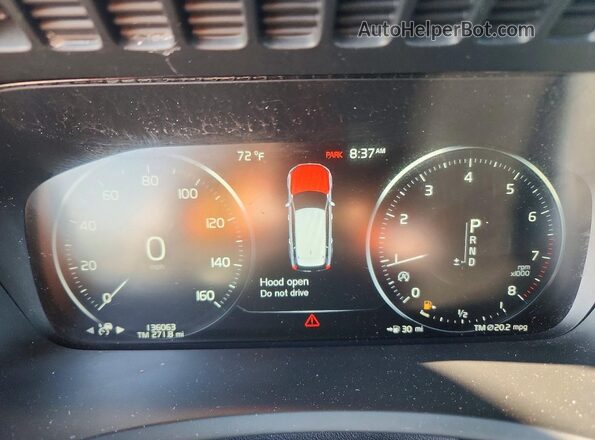 YV4A22PL8J1199706 2018 VOLVO XC90 Silver Հետևի նստատեղերի տեսք