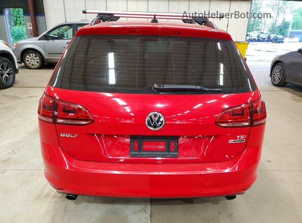 3VW017AU6HM518014 2017 VOLKSWAGEN GOLF Red 