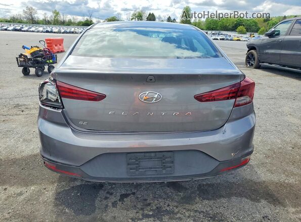 5NPD74LF9KH466987 2019 HYUNDAI ELANTRA Gray 