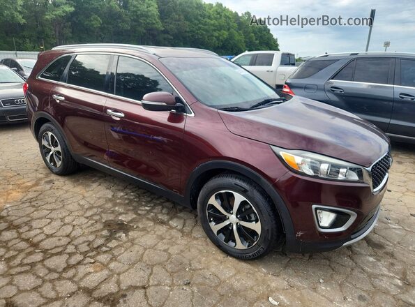 5XYPH4A17HG211823 2017 KIA SORENTO Burgundy 