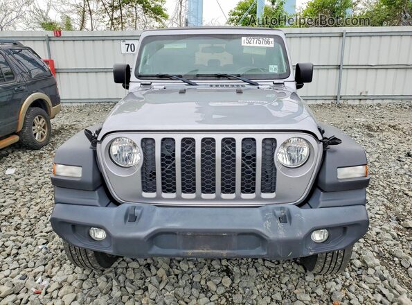 1C6HJTAG8LL147237 2020 JEEP GLADIATOR Silver Vista trasera
