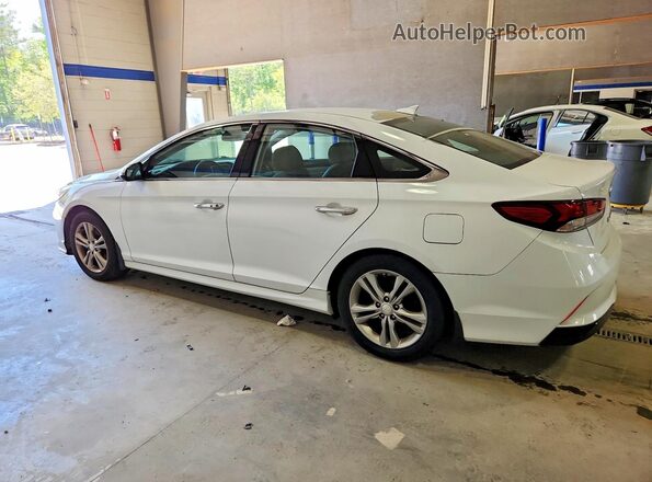 5NPE34AF4JH660649 2018 HYUNDAI SONATA Белый Задняя правая четверть