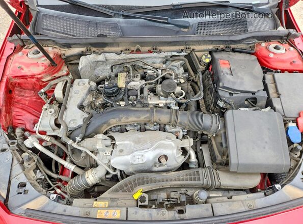 WDD3G4EB4KW017884 2019 MERCEDES-BENZ A Red Engine compartment view