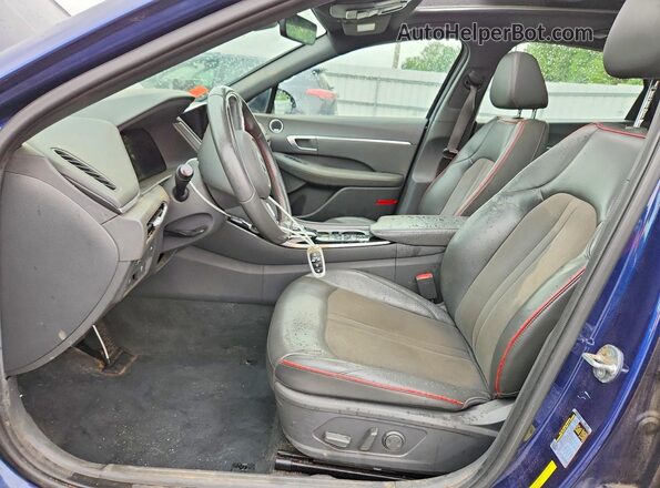 5NPEJ4J28NH133349 2022 HYUNDAI SONATA Blue 