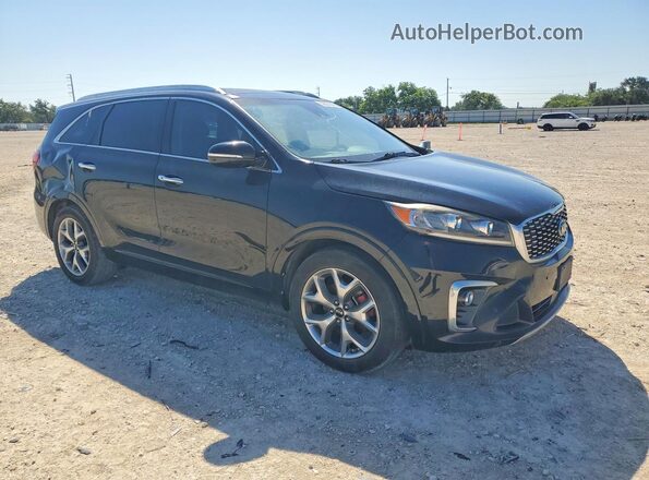 5XYPK4A56KG543375 2019 KIA SORENTO Black 