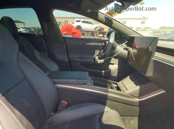 5YJSA1E6XNF471526 2022 TESLA MODEL S Черный Вид панели приборов