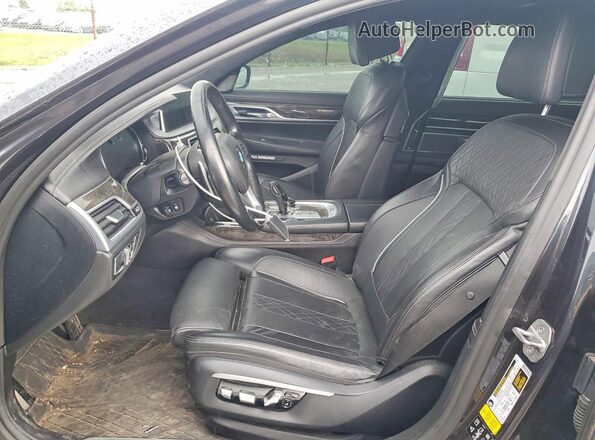 WBA7F2C58HG421917 2017 BMW 7 SERIES Black Widok deski rozdzielczej
