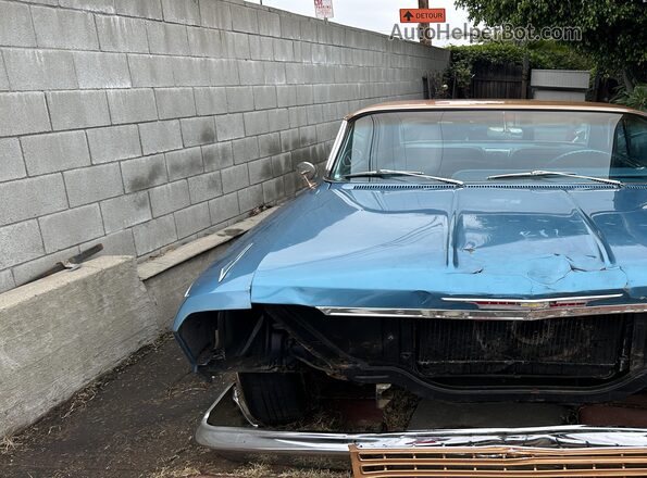 21569J100495 1970 CHEVROLET IMPALA Light Blue Вид спереду
