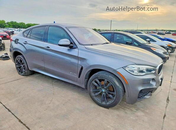 5UXKU0C59K0S97436 2019 BMW X6 Gray Вид спереду
