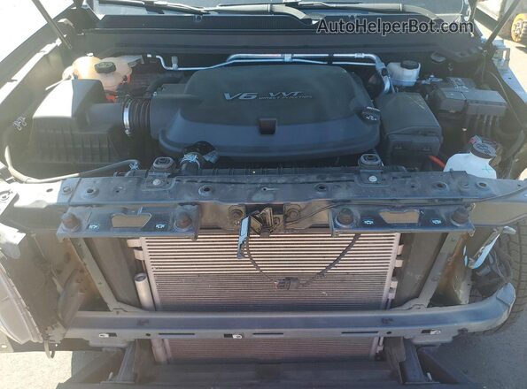 1GTG6DENXH1320179 2017 GMC CANYON Black Engine compartment view