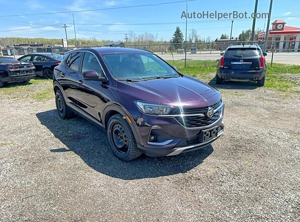 KL4MMBS22MB046577 2021 BUICK ENCORE Purple Rear left