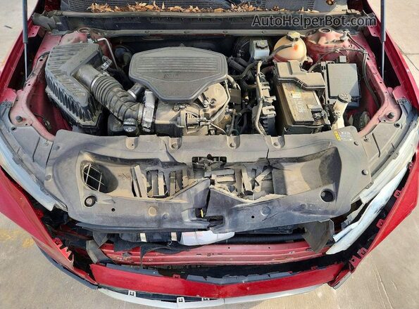 3GNKBCRS5KS695300 2019 CHEVROLET BLAZER Red Вид наклейки з VIN-кодом