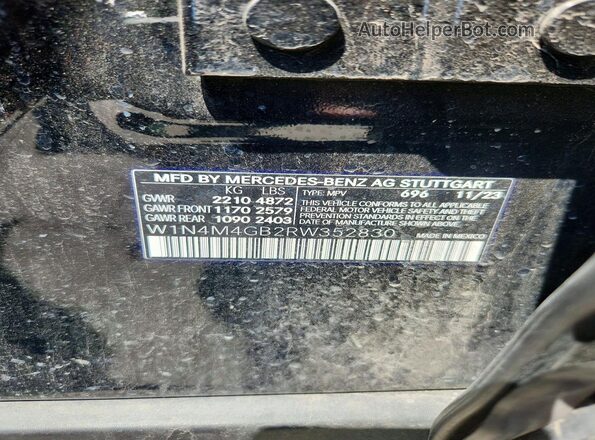 W1N4M4GB2RW352830 2024 MERCEDES-BENZ GLB-CLASS Black 