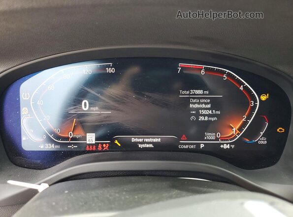 WBX47DP07RN252373 2024 BMW X3 Charcoal Widok tylnych siedzeń