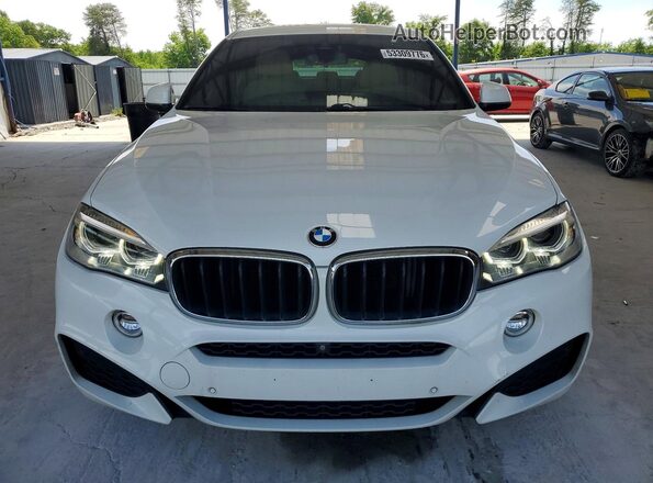 5UXKU0C53J0G80953 2018 BMW X6 White Vista trasera
