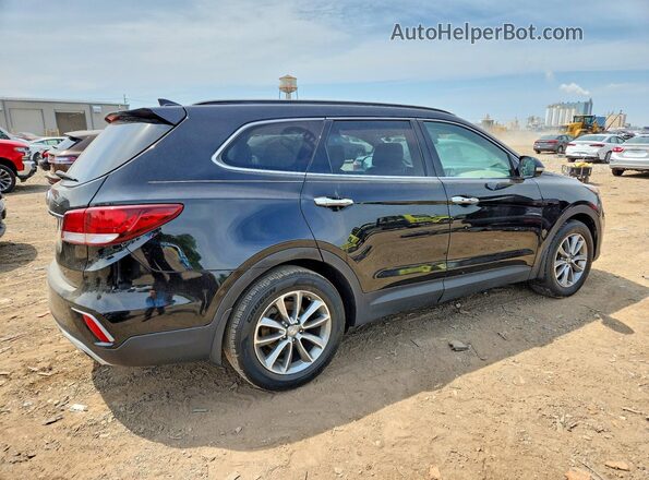 KM8SN4HFXHU197432 2017 HYUNDAI SANTA FE Black Передня права чверть