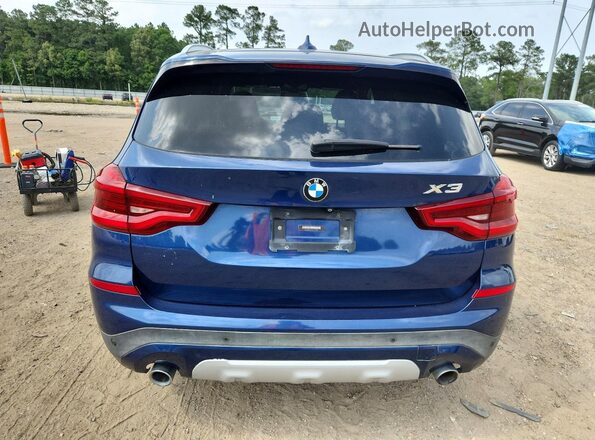 5UXTR9C55JLC77999 2018 BMW X3 Blue 