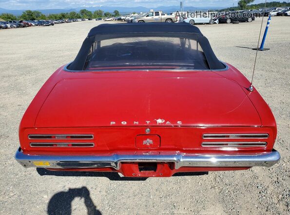 223677U142870 1967 PONTIAC FIREBIRD Red უკანა ხედი