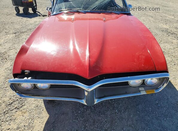 223677U142870 1967 PONTIAC FIREBIRD Red უკანა სალონის ხედი