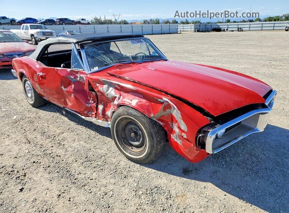 223677U142870 1967 PONTIAC FIREBIRD Red წინა მარჯვენა