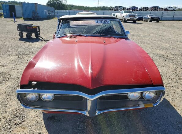 223677U142870 1967 PONTIAC FIREBIRD Red წინა ხედი