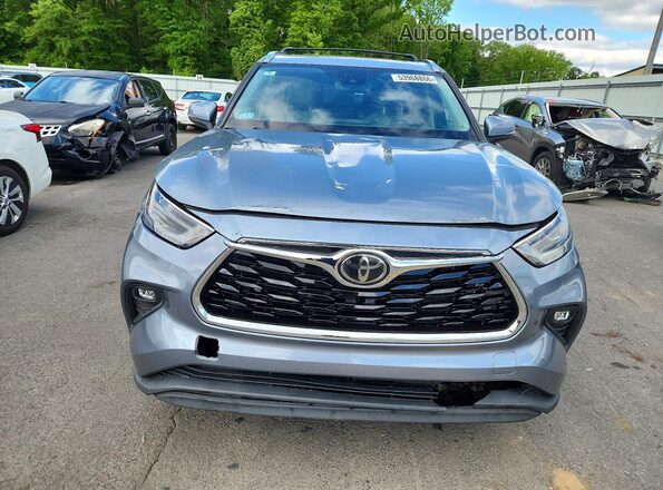 5TDGZRBH9MS072524 2021 TOYOTA HIGHLANDER Blue 