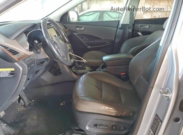 KM8SR4HF4HU218182 2017 HYUNDAI SANTA Silver 