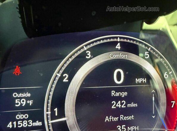 JTHD51GF1M5008943 2021 LEXUS LS Black Instrument cluster view