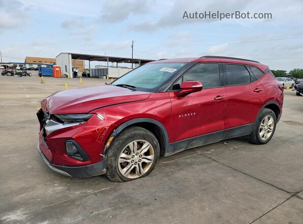 3GNKBCRS5KS695300 2019 CHEVROLET BLAZER Red Задня ліва чверть