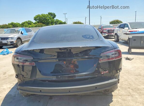 5YJSA1E6XNF471526 2022 TESLA MODEL S Черный Вид салона спереди