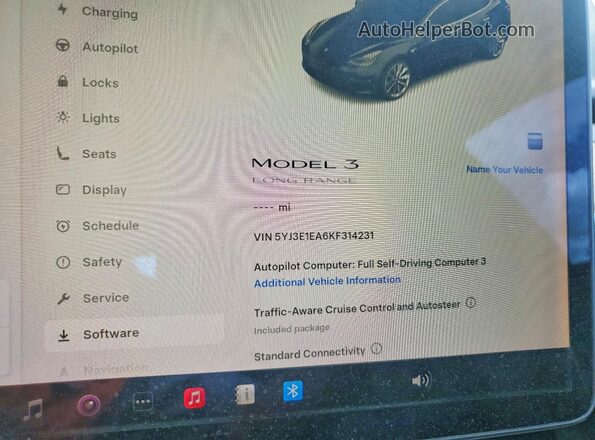 5YJ3E1EA6KF314231 2019 TESLA MODEL Black 
