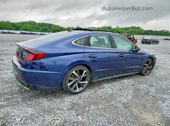 5NPEJ4J28NH133349 2022 HYUNDAI SONATA Blue 