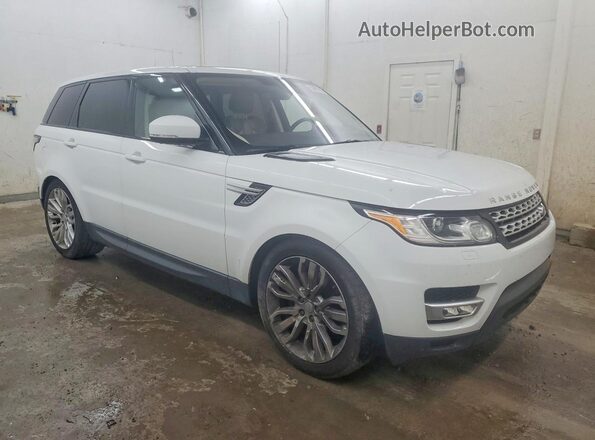 SALWR2PF9GA595319 2016 LAND ROVER RANGE ROVER Белый Вид спереди