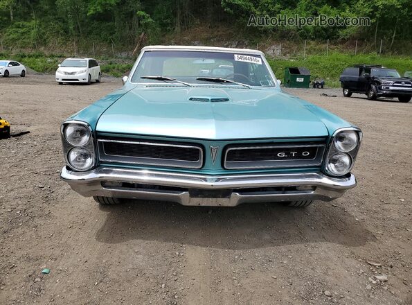 237675P223318 1965 PONTIAC GTO Blue Դիմացի տեսք