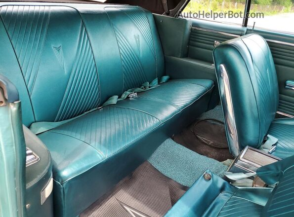 237675P223318 1965 PONTIAC GTO Blue Հետևի նստատեղերի տեսք