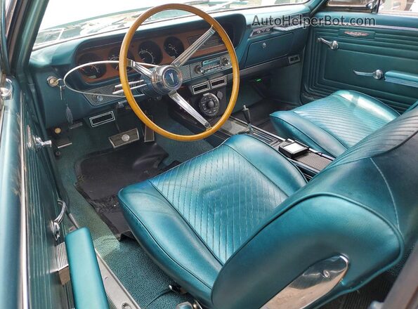 237675P223318 1965 PONTIAC GTO Blue Առջևի վահանակի տեսք